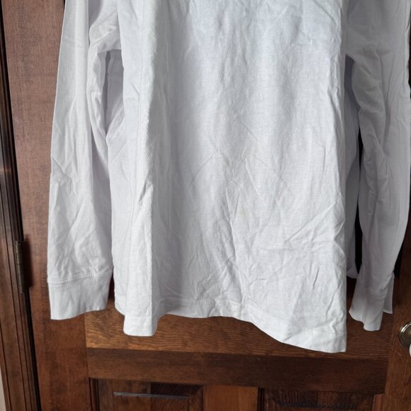 Vineyard Vines Lady. Christmas Whale Long Sleeve White Tee Size 3X - Picture 7 of 12